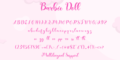 Barbie Doll Fuente Póster 5