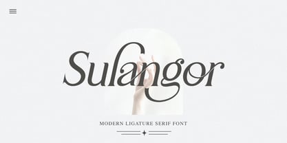 Sulangor Font Poster 1
