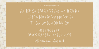 Simple Nathalie Font Poster 6