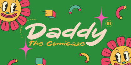 Daddy The Comicaze Font Poster 1