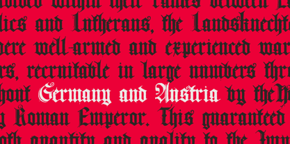 Landsknechts Sword Font Poster 5