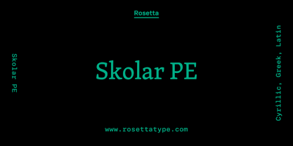 Skolar Sans PE Condensed Fonts