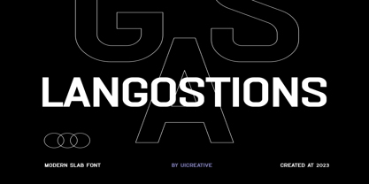 Langostions Font Poster 1