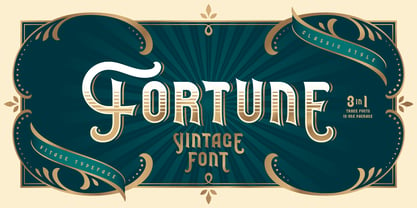 Fortune Vintage Font Poster 1