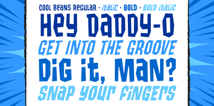 Cool Beans Font Poster 2