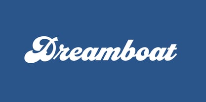 Dreamboat Font Poster 1