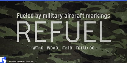 Refuel Font Poster 1