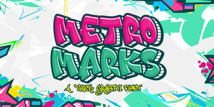 Metro Marks Font Poster 1