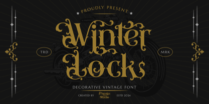 Winterlock Font Poster 1