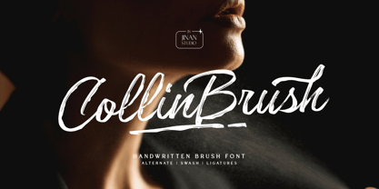 Collinbrush Font Poster 1