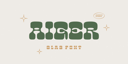 Aiger Font Poster 1