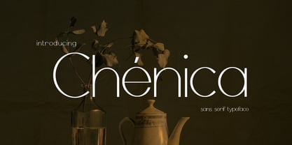 Chenica Font Poster 1