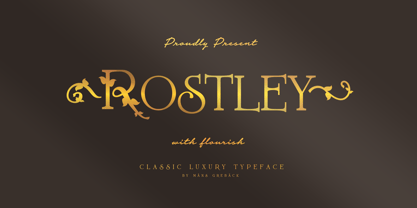 Rostley Font Poster 1