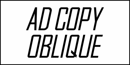 Ad Copy JNL Font Poster 4