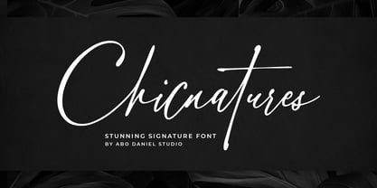 Chicnatures Font Poster 1
