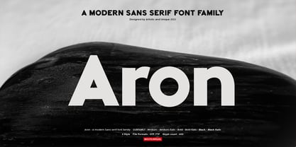 Aron Font Poster 1