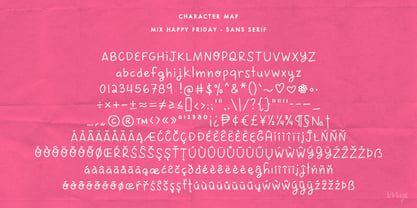 Happy Friday Font Poster 2