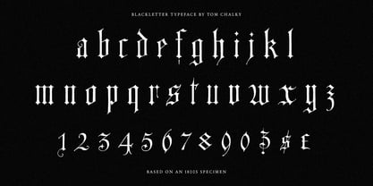 BlackCat Blackletter Font Poster 6