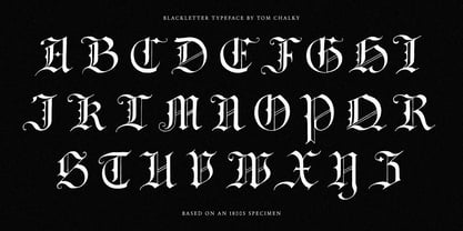 BlackCat Blackletter Font Poster 5