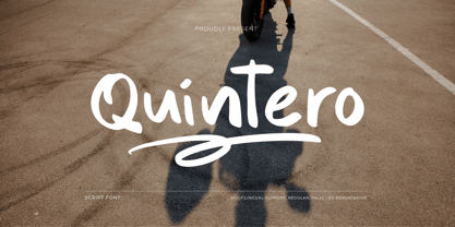 Quintero Font Poster 1