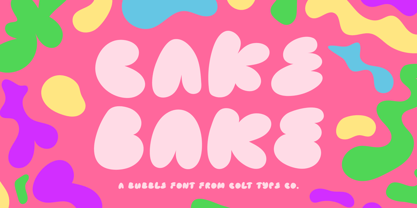 Cake Bake Font Poster 4