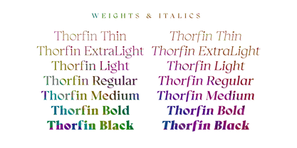 Thorfin Font Poster 2