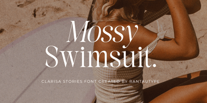 Clarisa Stories Font Poster 7