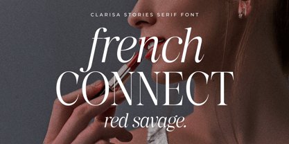 Clarisa Stories Font Poster 10