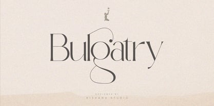 Bulgatry Font Poster 1