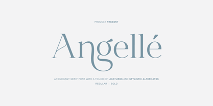 Angelle Font Poster 1
