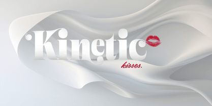 Kinetic Kisses Font Poster 1