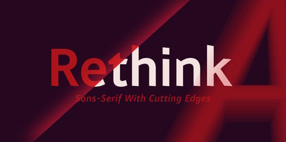 Rethink Font Poster 1