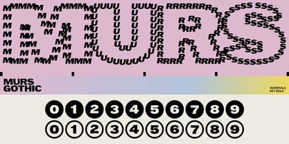 Murs Gothic Font Poster 6