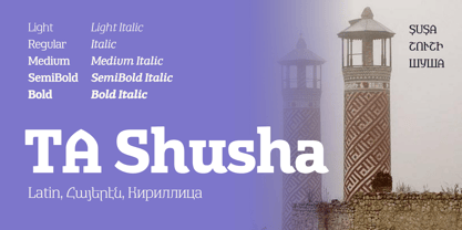TA Shusha Font Poster 1