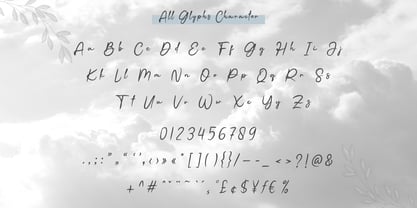 Beauty Kesya Font Poster 7