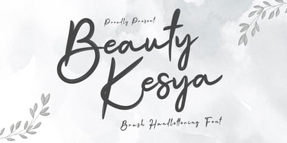 Beauty Kesya Font Poster 1