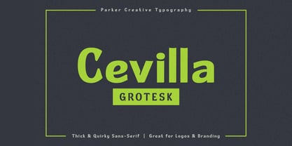 Cevilla Grotesk Font Poster 1