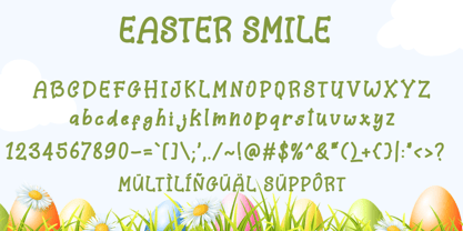 Easter Smile Font Poster 4