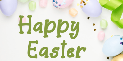 Easter Smile Font Poster 3