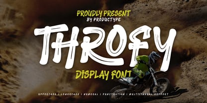 Throfy Font Poster 1