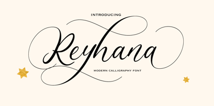 Reyhana Font Poster 1