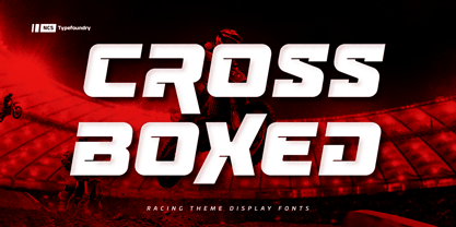 Cross Boxed Font Poster 1
