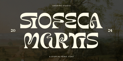 Siofeca Martis Font Poster 1