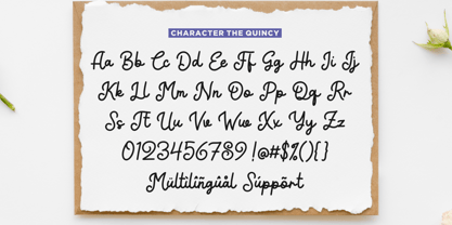 The Quincy Font Poster 8