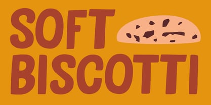 Soft Biscotti Font Poster 1
