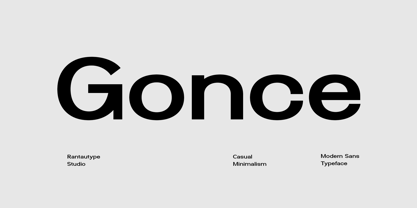 Gonce Font Poster 1