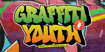 Graffiti Youth Font Poster 1