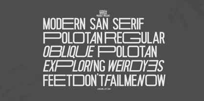 Polotan Font Poster 6