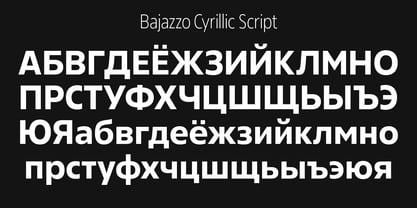Bajazzo Variable Font Poster 8