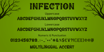 Infection Font Poster 4